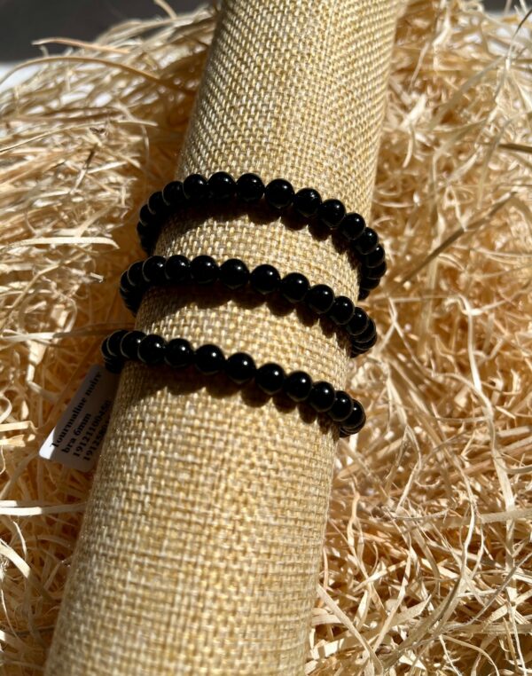 Bracciale elastico Onice Nero